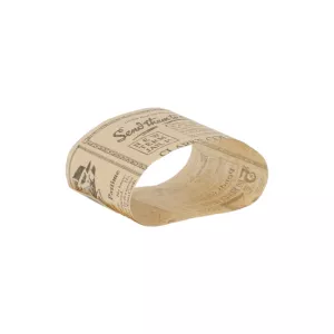 Bague pour sandwich papier "Times journal" 7x26cm